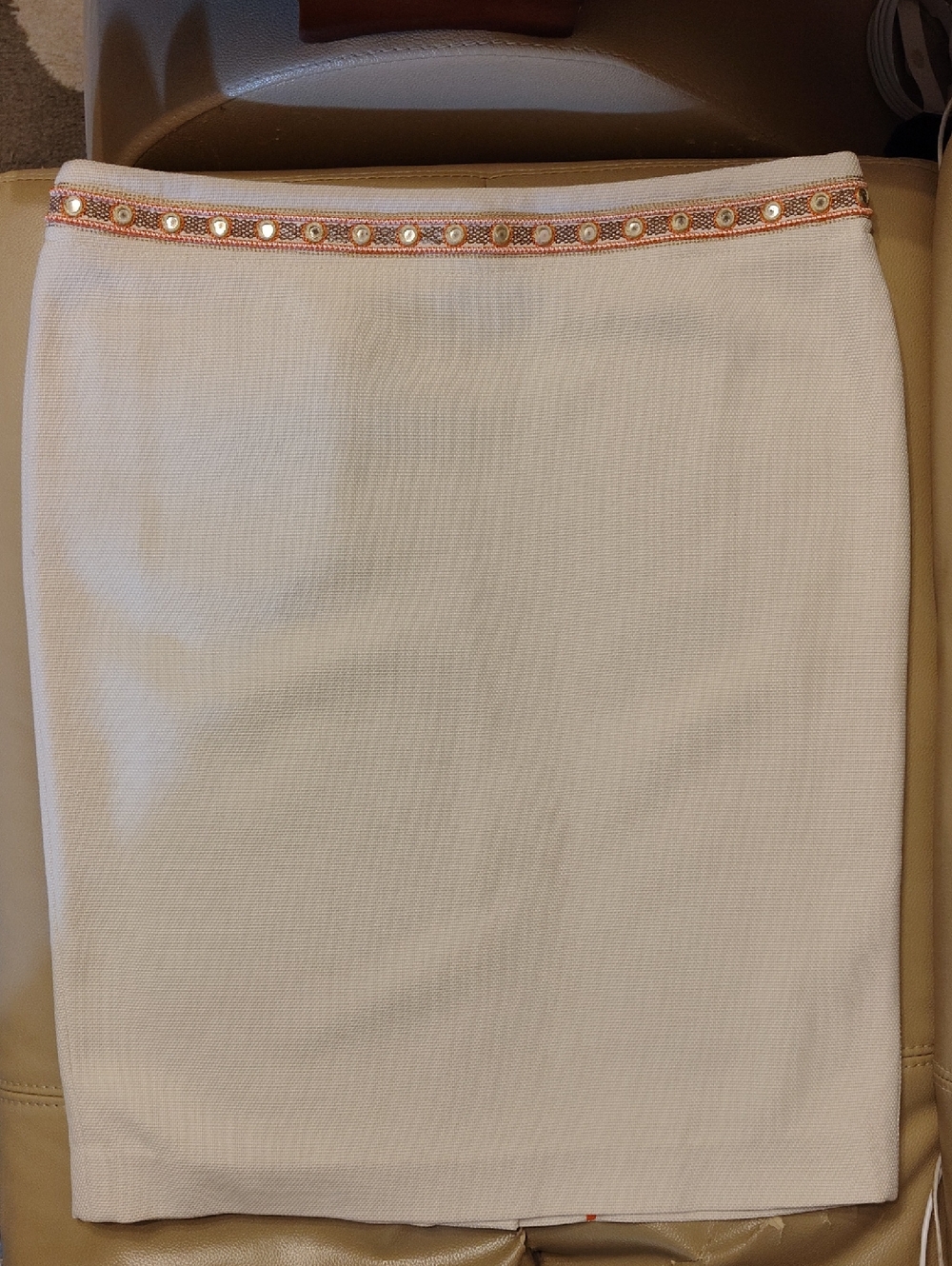 TORY BURCH EMBELLISHED PENCIL SKIRT 10